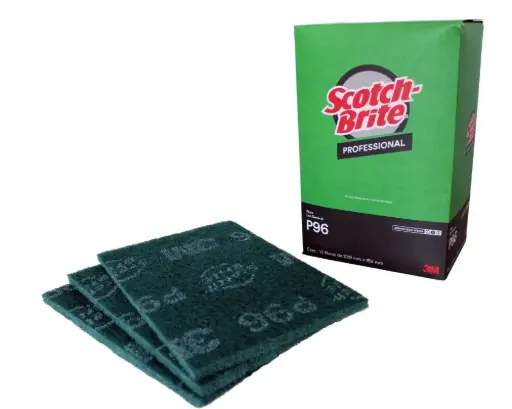 Fibra verde Scotch-Brite P96 Caja c/12 pzs